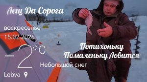 Лещ Да Сорога Ловится не МНОГО. Рыбалка в Феврале (Глухозимье).