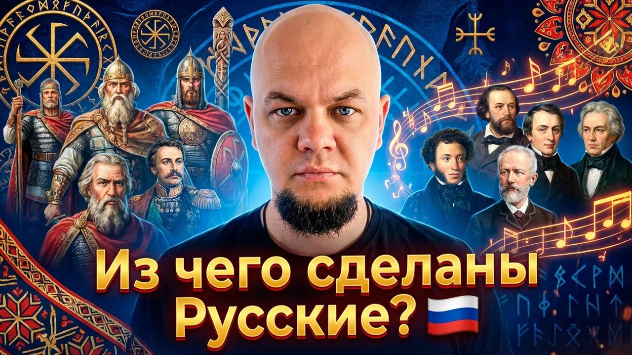 ИЗ ЧЕГО СДЕЛАНЫ РУССКИЕ? 🇷🇺 Эпический славянский рок | Песня о коде нации смотреть онлайн