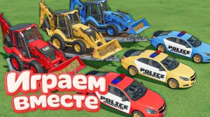 МУЛЬТИКИ ПРО РАЗНОЦВЕТНЫЕ МАШИНКИ И ТРАКТОРЫ ДЛЯ ДЕТЕЙ 🌲 ГОНКИ ТРАКТОРОВ ДЛЯ ДЕТЕЙ №6