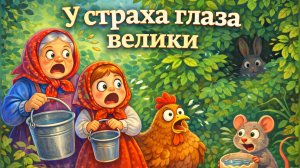 «У страха глаза велики 😄 Сказка для детей»