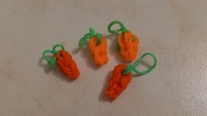 Морковь из резиночек