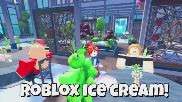 Играем вместе в Роблокс-мороженое. смотреть онлайн