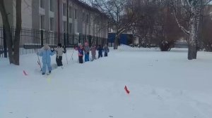 Лыжня России в подготовительной группе