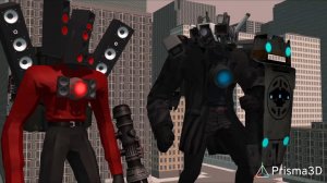 Что если все 3 титана сражались с джи туалетом в скибиди туалет 20? (ПЕРЕЗАЛИВ)