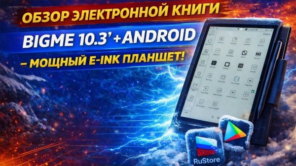BIGME 10.3" — большой E-Ink планшет для чтения и заметок | Честный обзор