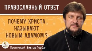 Почему Христа называют Новым Адамом ?  Протоиерей Виктор Горбач
