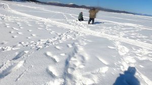 Лёд трещит , а крабы варятся. Крабалка рыбалка на Сахалине в феврале.