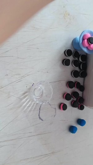 макарунки из воздушного пластилина