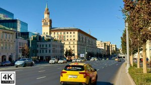 На автобусе маршрута "Б" по всему Садовому кольцу по часовой стрелке. МОСКВА