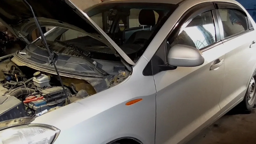 Замена масла двигателя ZAZ Forza / Chery A13