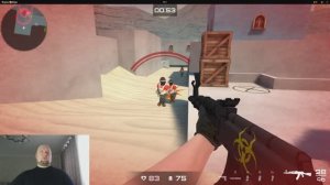 КС Z Открываю новый режим и покупаю M4 и AK-47 / Яндекс Игры