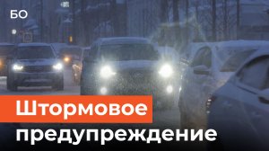 Сильный снегопад обрушился на Татарстан