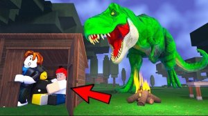Новый монстр-динозавр Тираннозавр Рекс в игре «99 ночей в лесу»! Анимация