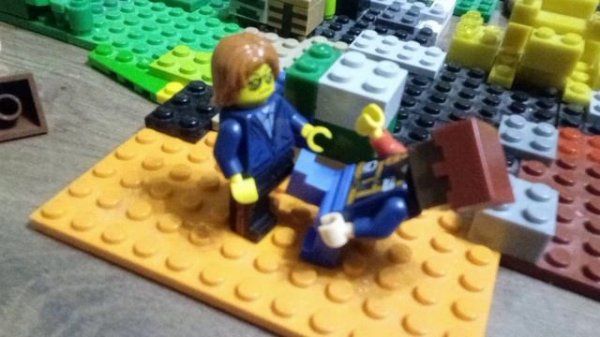 Лего драка анимация stop motion studio.