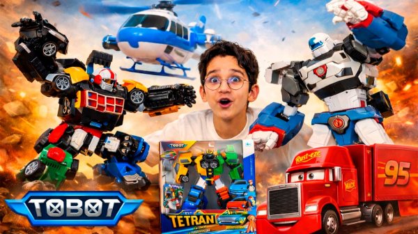 ТОБОТЫ ОЖИВАЮТ! Новый Тобот ТЕТРАН и Тритан НЕО. Магма 6 против Дельтатрона Грузовик Мак Трансформер