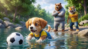 💪🐶 Маленького щенка высмеяли после падения... А потом он совершил ХРАБРЫЙ ПОСТУПОК❤️