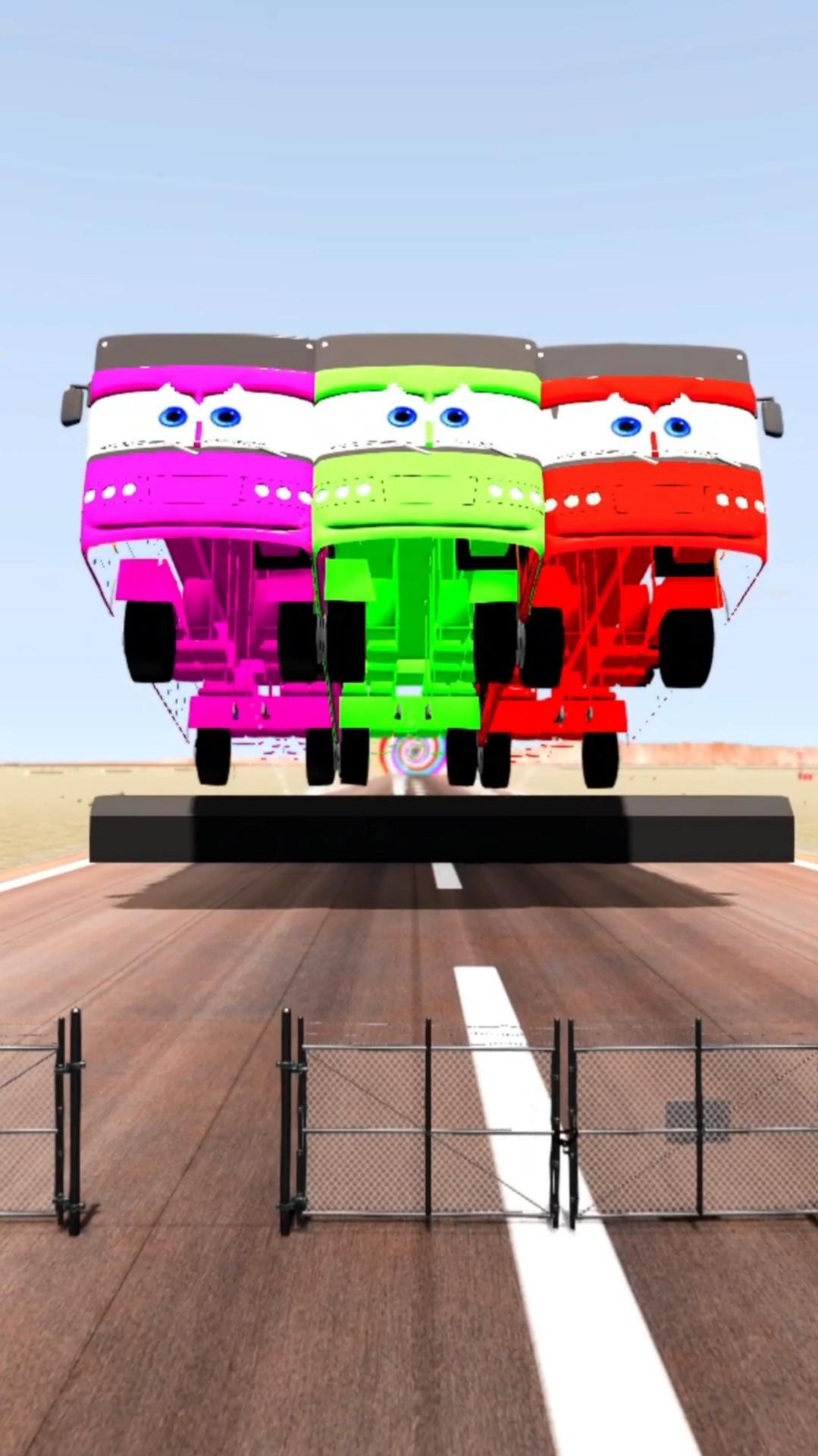 МУЛЬТЯШНЫЕ АВТОБУСЫ ПРОТИВ ПОРТАЛЬНОЙ ЛОВУШКИ МУЛЬТИКИ ПРО МАШИНКИ