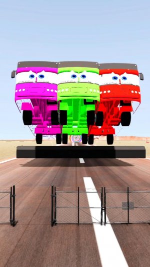 МУЛЬТЯШНЫЕ АВТОБУСЫ ПРОТИВ ПОРТАЛЬНОЙ ЛОВУШКИ МУЛЬТИКИ ПРО МАШИНКИ