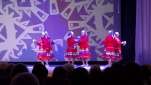Марийский танец. Радуют Ташлыелгинские девчата. Видео  Василия Хайбуллина