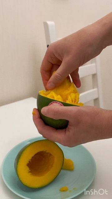 Как просто порезать манго 🥭