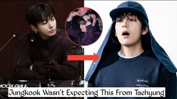 Реакция Чонгука на поддержку Тэхёна растрогала всех- момент, от которого растаял голос.