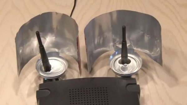 Как усилить сигнал wi fi,с помощью алюминевой банки.