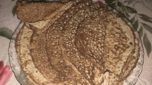 Всех с Масленицей. Блины из ржаной муки.