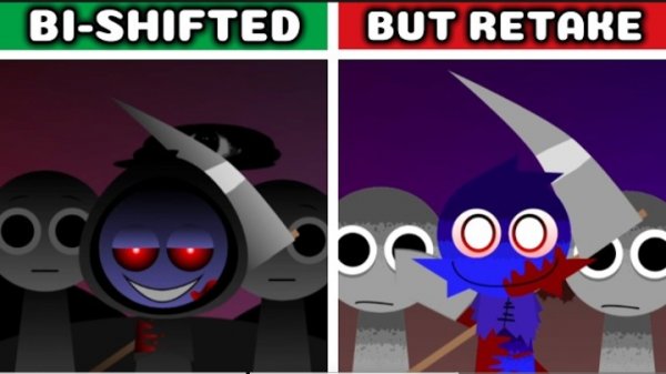 sprunki Bi-shifted Vs sprunki Bi-shifted retake