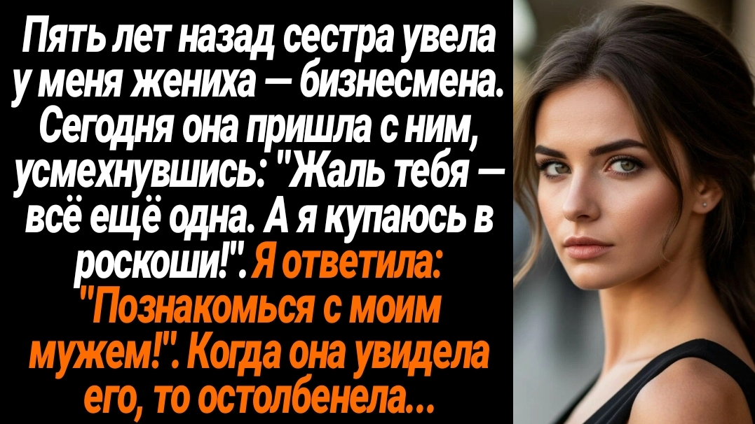 Жизненные Истории/Пять лет назад сестра увела у меня жениха, а сегодня явилась похвастаться жизнью смотреть онлайн