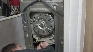 Вставляем новый тен в стиральную машину lg