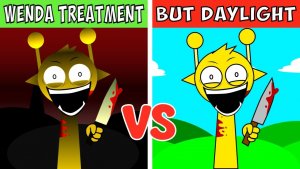 INCREDIBOX SPRUNKI: ЛЕЧЕНИЕ ВЕНДЫ 💊 VS ДНЕВНАЯ ВЕРСИЯ ☀️! ⚗️🌅