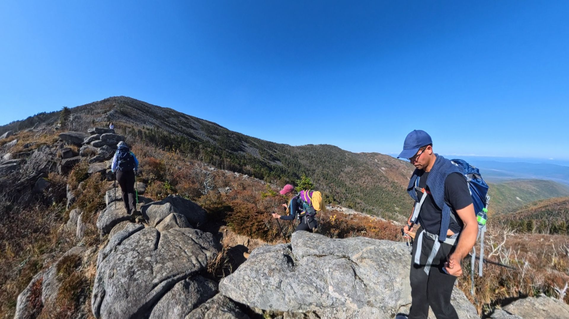Траверс через горы Пидан, Медвежка и Фалаза