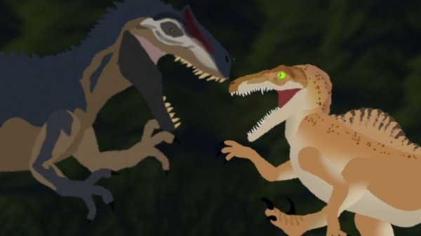 Аллозавр vs Спинораптор | Анимация (часть 3)