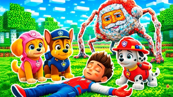 ГУГУ ГАГА НАПАЛ НА ЩЕНЯЧИЙ ПАТРУЛЬ РАЙДЕР СКАЙ ГОНЩИК ЧТО СЛУЧИЛОСЬ в МАЙНКРАФТ МУЛЬТИК