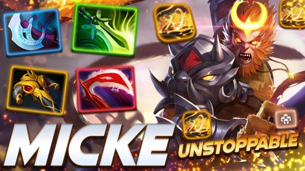 Micke Monkey King Unstoppable — профессиональный геймплей в Dota 2 [Смотри и учись]