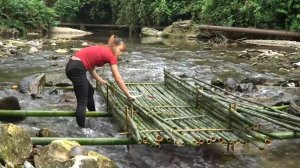 Экзотические методы ловли рыбы для продажи на рынке. Жизнь во Вьетнаме