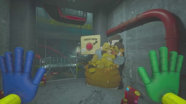 продолжаю проходить poppy play time 2 и играю в игру статуи.