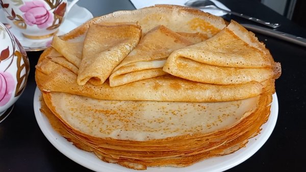 ТОНКИЕ АЖУРНЫЕ БЛИНЧИКИ!  БЛИНЫ 3 СТАКАНА