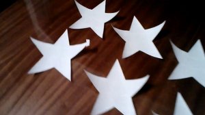 №210- Вырезал маскировочные звёзды.