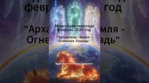 Медитация перехода, февраль 2026 год "Архангелы - Земля - Огненная Лошадь"