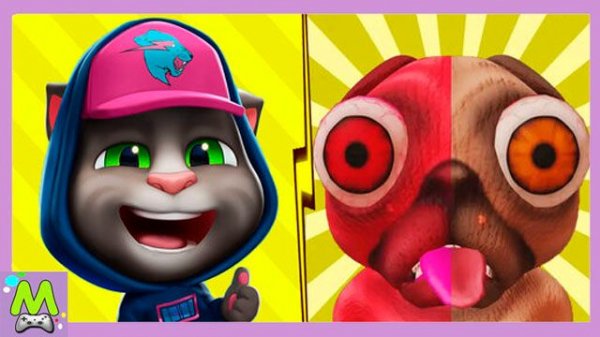 Говорящий Том vs Ужасная Говорящая Собака.Милашка против Страшилы