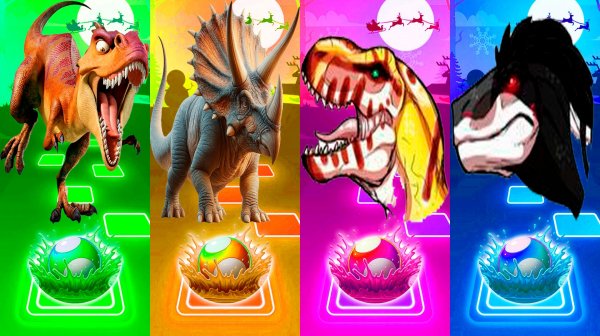 Coffin Dance Динозавры 322 уровень - Мультики про Динозавров | МУЛЬТФИЛЬМЫ ДИНОЗАВРЫ в Tiles Hop