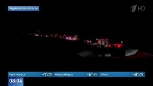 Многокилометровую пробку из Териберки в Мурманской области сняли на видео.