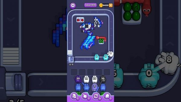 Прохождение 459 уровня Pixel Flow