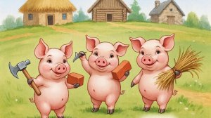 📚Сказка "Три поросенка" 🐷🐷🐷