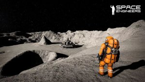 Легендарная игра | Спейс энженерс | Space Engineers | Суровые будни на Луне