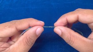 Крепкий узел. Как соединить леску и шнур