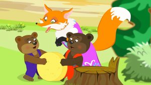 ДВА ЖАДНЫХ МЕДВЕЖОНКА - МУЛЬТИК для ДЕТЕЙ. Сказка для Мальчиков и Девочек. Мультфильм про животных.