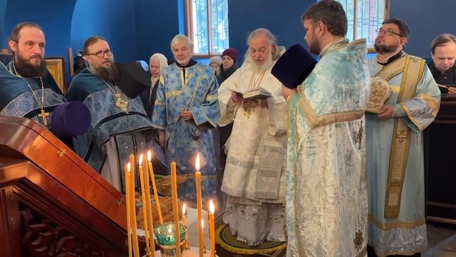 Чин благословения свещ на Сретение Господне. Москва РПАЦ 15.02.2026 г смотреть онлайн