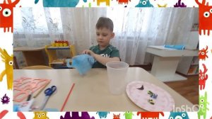 Выставка НТТ-2026. Проценко Елисей, 5 лет. Научная игрушка «Весёлый монстрик»